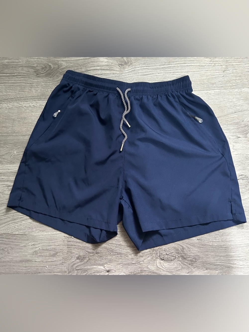 Women's L ($5 BUNDLE ADD ON)Navy Performance Drawstring Athletic Shorts